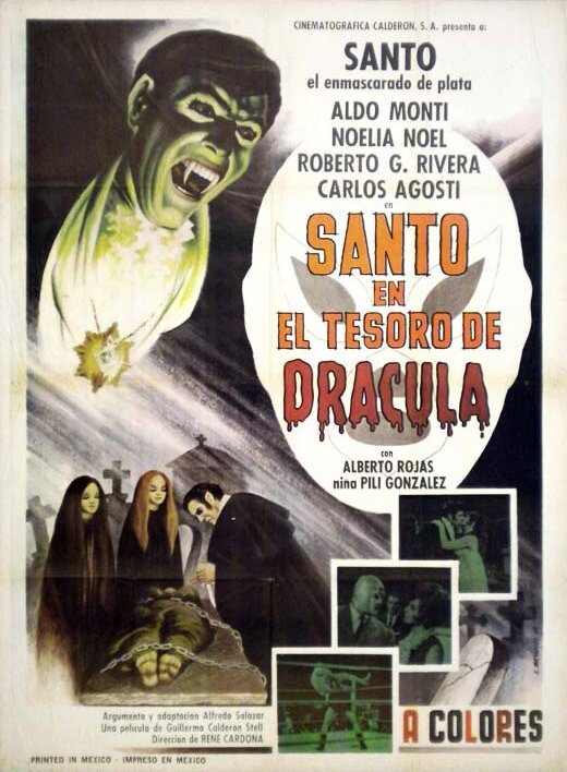 Санто и сокровища Дракулы (1969) постер