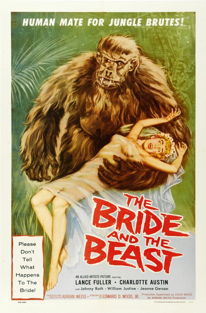Невеста и чудовище (1958) постер