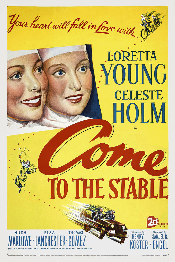 Приходи в конюшню (1949) постер