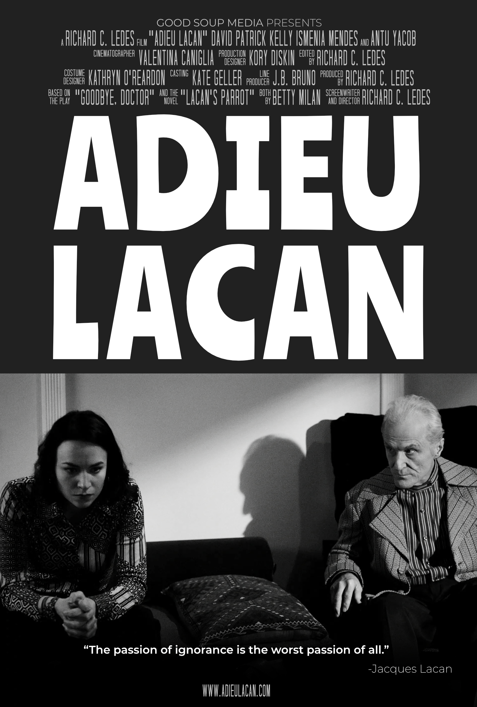 Adieu, Lacan постер