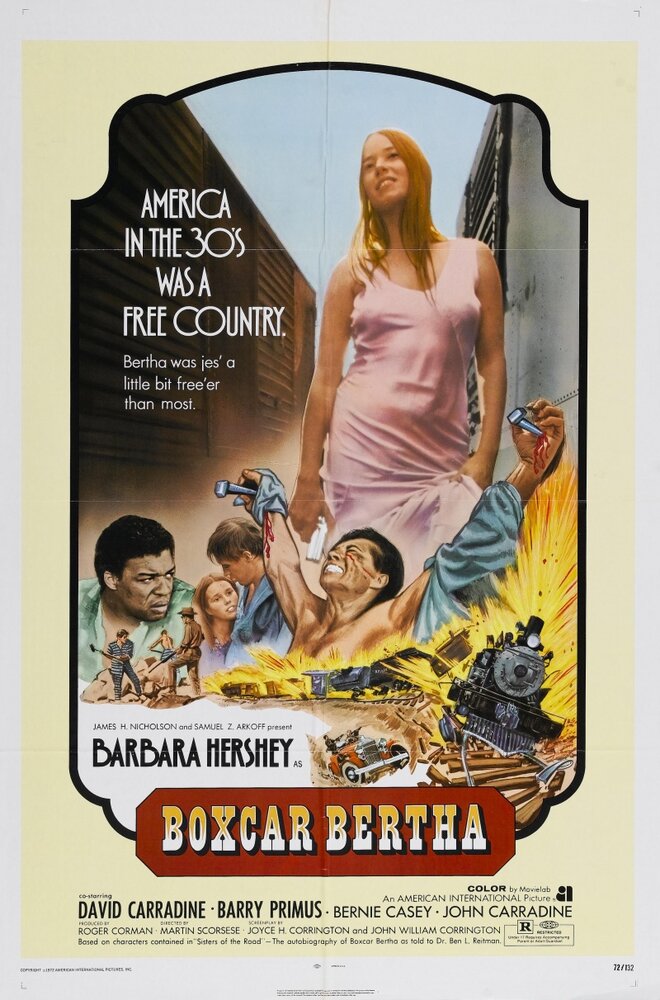 Берта по прозвищу «Товарный вагон» (1972) постер
