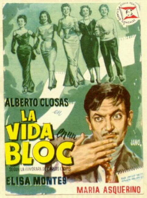 La vida en un bloc (1956) постер