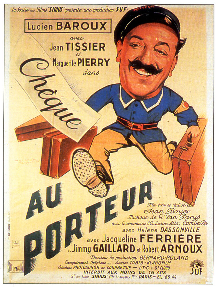 Chèque au porteur (1941) постер