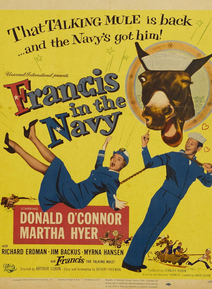 Фрэнсис на флоте (1955) постер