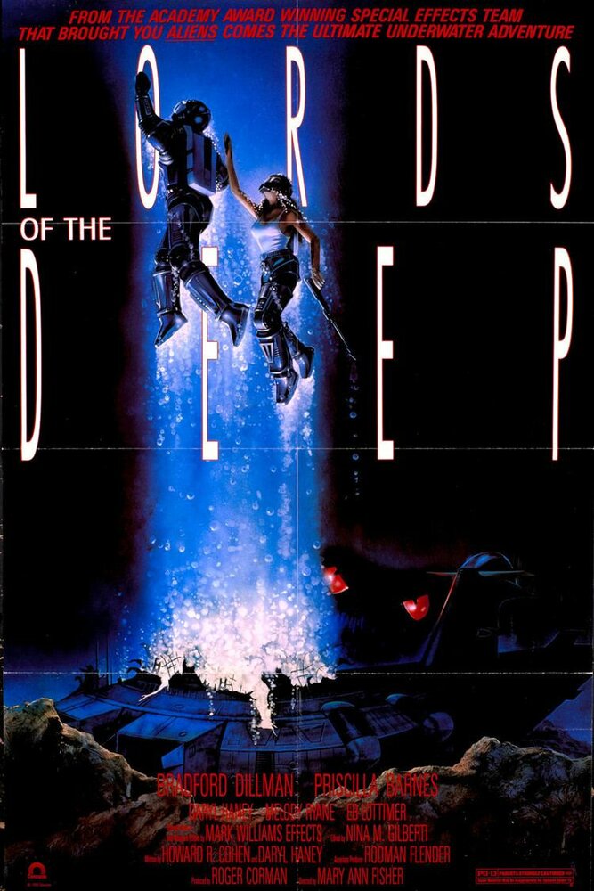 Повелители глубин (1989) постер