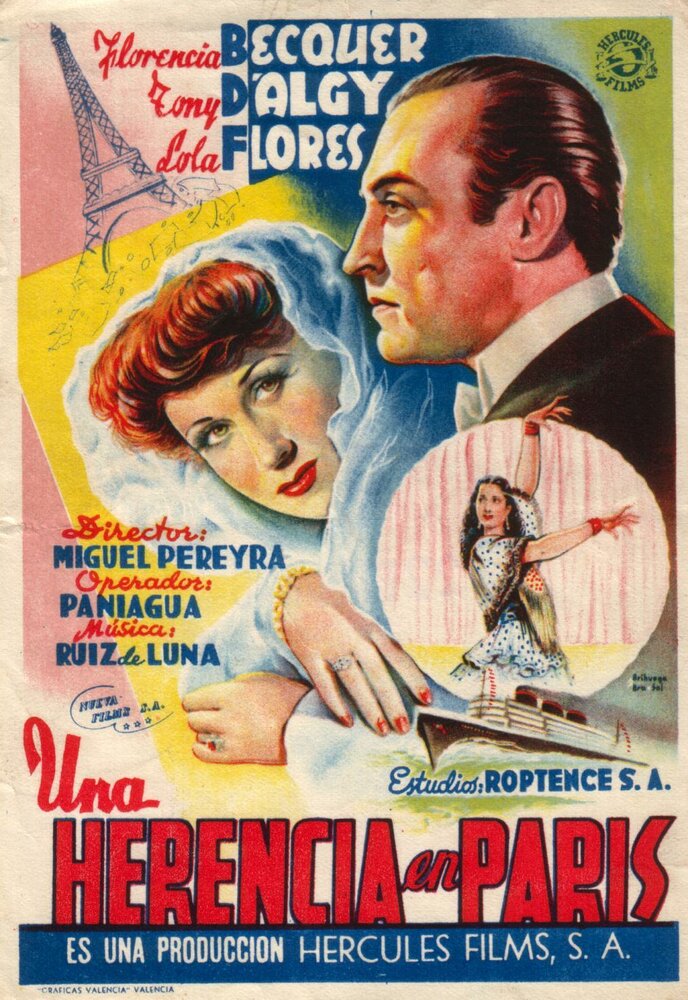 Una herencia de París (1944) постер