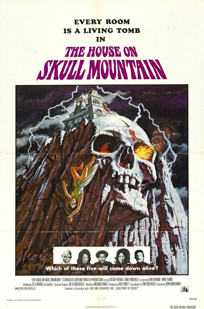 Дом на горе черепов (1974) постер