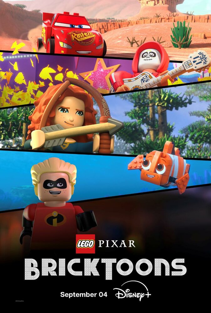 LEGO Pixar: BrickToons (2024) постер