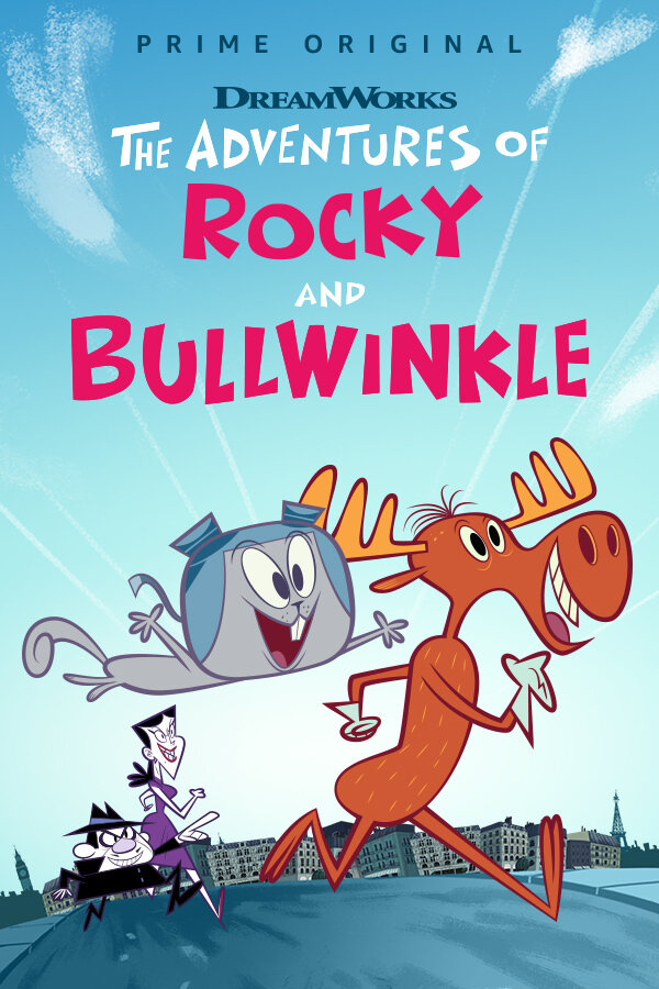 Приключения Рокки и Буллвинкля (2018) постер