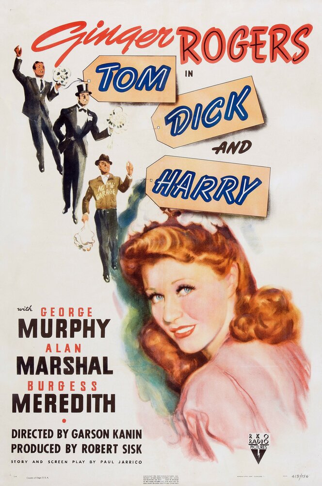 Том, Дик и Гарри (1941) постер