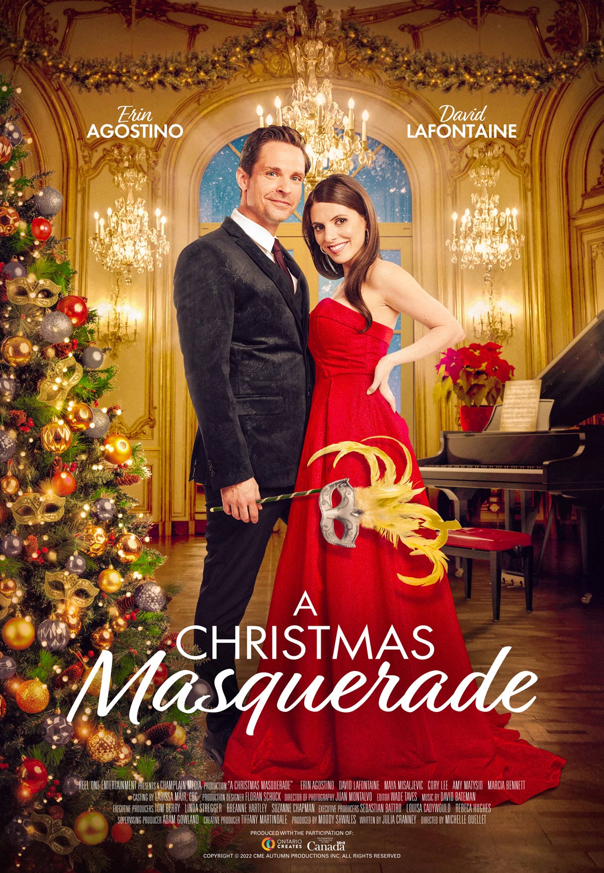 A Christmas Masquerade (2022) постер