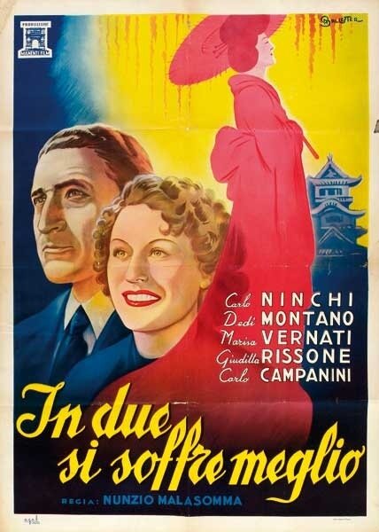 In due si soffre meglio (1943) постер